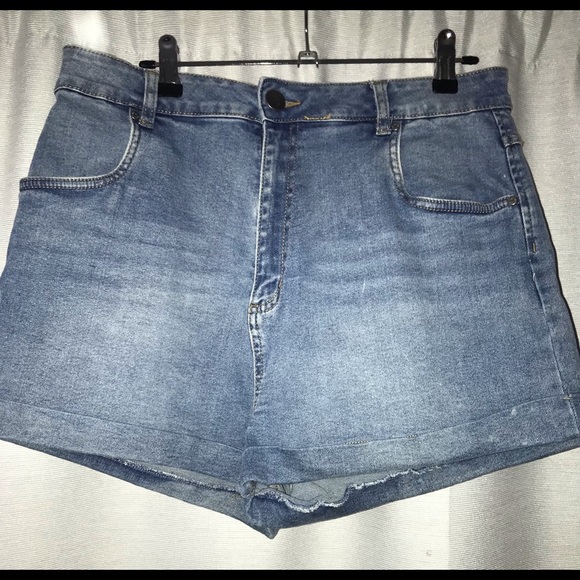 Blue Denim Shorts Size 